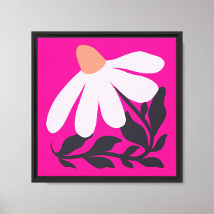 Boho flower canvas print