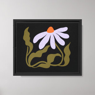 Boho flower canvas print