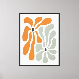 Boho flower canvas print