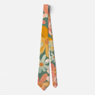 Boho Flower Floral Custom – Elegant Fashion Neck Tie
