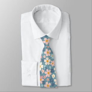 Boho Flower Floral Custom – Elegant Fashion Neck Tie