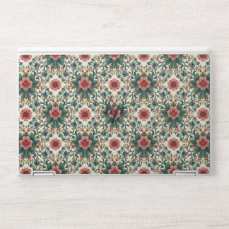 Boho Flower Magic - in Shades of Green and Pink HP Laptop Skin