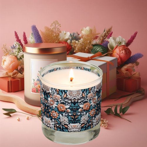 Boho Flower Scented Candle