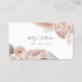 Boho flowers business card (Front)