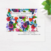 Boho Flowers Deer Antlers Leaves Earring Display (Desk)