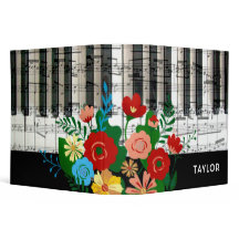 boho flowers music piano