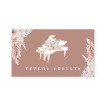 boho flowers pianist