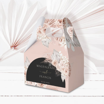 Boho Flowers | Wedding Favor Box by amoredesign at Zazzle