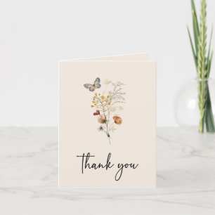 Boho Folded Thank You Card