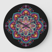 Boho Folk Art Flower