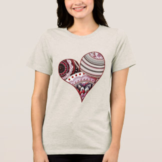 Boho Folk Art Flower Tri-Blend Shirt