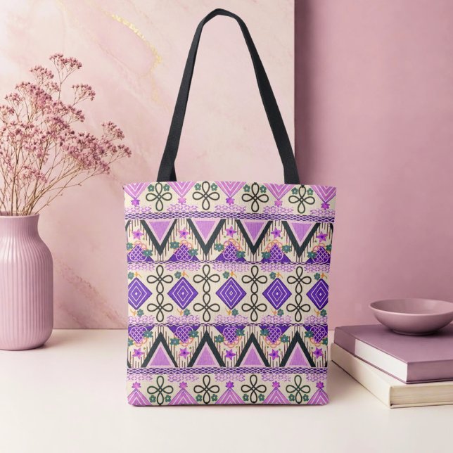 Boho Folk Art Tote Bag (Creator Uploaded)