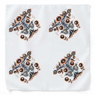 Boho Folk Pattern Bandana