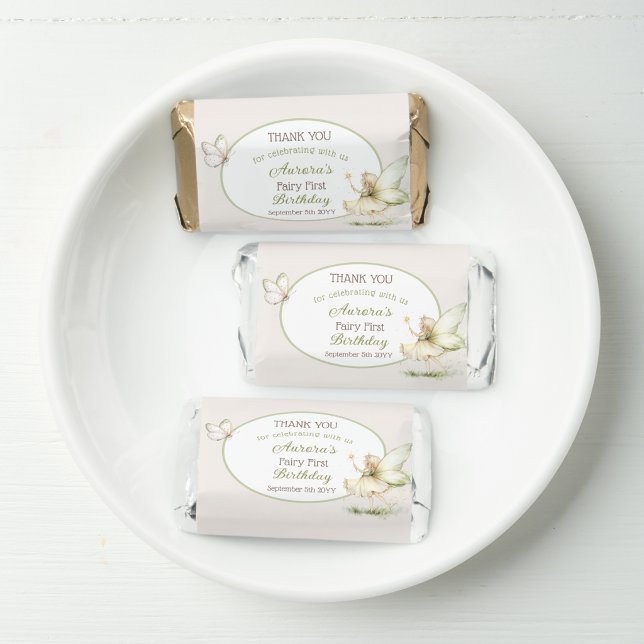 Boho forest Fairy First birthday photo Hershey's Miniatures (Creator Uploaded)