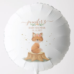 Boho Fox Baby Sprinkle Balloon