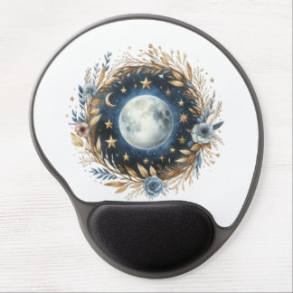 Boho Full Moon Gel Mouse Pad