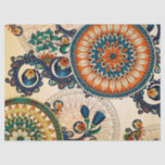 Boho Funky Trendy Retro Abstract Pattern Tissue Paper