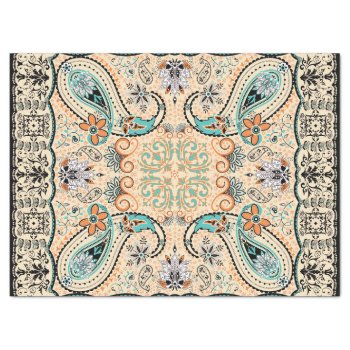 Boho Funky Trendy Retro Abstract Pattern Tissue Paper by Boho_Chic at Zazzle