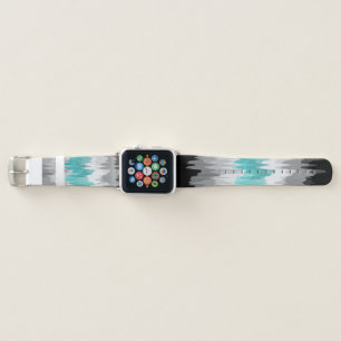 Boho Funky Wavy Abstract Libramasculine Pride Flag Apple Watch Band