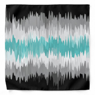 Boho Funky Wavy Abstract Libramasculine Pride Flag Bandana