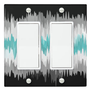Boho Funky Wavy Abstract Libramasculine Pride Flag Light Switch Cover