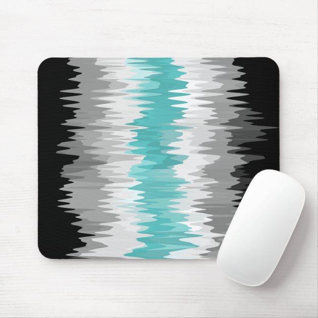 Boho Funky Wavy Abstract Libramasculine Pride Flag Mouse Pad (With Mouse)