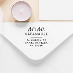 Boho Future Mr & Mrs Wedding Custom Return Address Rubber Stamp<br><div class="desc">Add some shine to your wedding mail! This modern and boho-style design features 'the future mr mrs' in handwriting script and your name is in a modern sans serif font. Your address details appear below. It is perfect for any soon-to-be-married couple looking to add their own personal touch to their...</div>