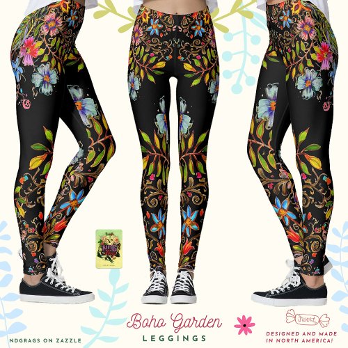 Boho Garden Leggings