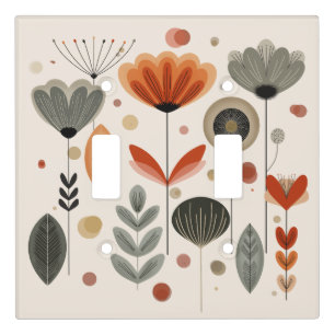 Boho Garden Light Switch Cover