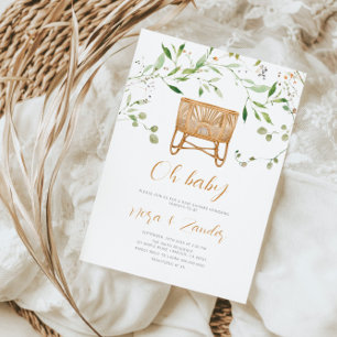 Boho Gender Neutral Baby Shower Invitation