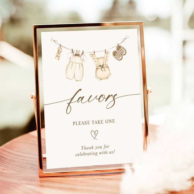 Boho Gender Reveal Favors Sign (Creator Uploaded)