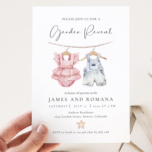 Boho Gender Reveal Invitation, Editable Gender Rev Invitation (Creator Uploaded)