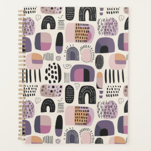 Boho Geometric Abstract Pattern Planner