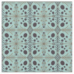Boho Geometric Arrow Turquoise Pattern Fabric
