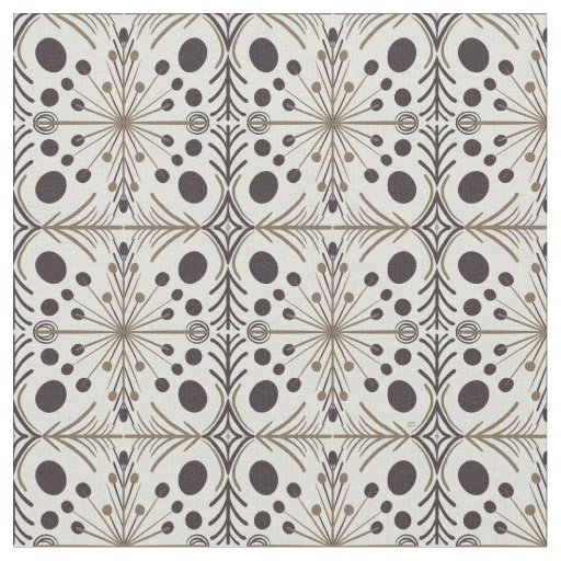 Boho Geometric Arrow White Pattern Fabric