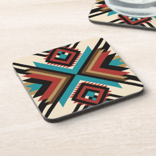 Boho Geometric Beverage Coaster
