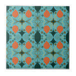 Boho Geometric Diamond Turquoise Stone Coaster