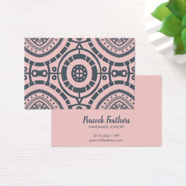 Boho Geometric Earring Necklace Jewelry Display (Desk)