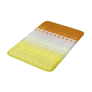 Boho Geometric Funky Abstract Maverique Pride Flag Bath Mat