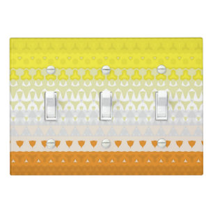 Boho Geometric Funky Abstract Maverique Pride Flag Light Switch Cover