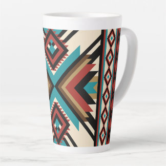 Boho Geometric Latte Mug