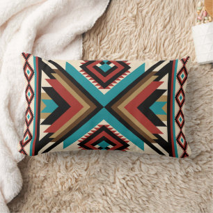 Boho Geometric Lumbar Pillow