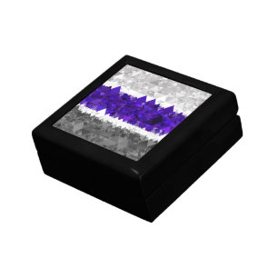 Boho Geometric Mod Retro Greygender Pride Flag Gift Box