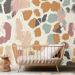 Boho Giraffe Skin Print  Wallpaper