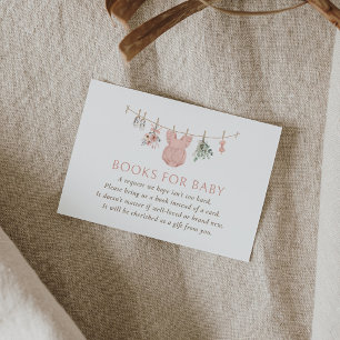 Boho Girl Baby Clothes Books for Baby Enclosure Card