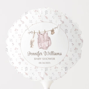 Boho girl clothes toys baby shower filled Balloon 