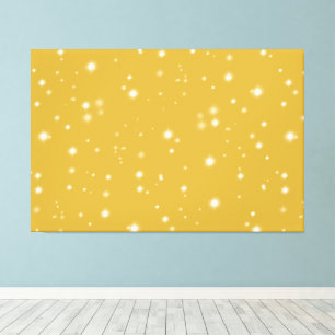 Boho Gold Starlight Canvas Print