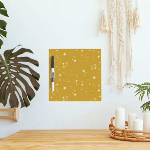 Boho Gold Starlight Dry Erase Board