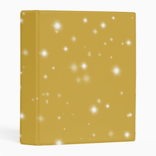 Boho Gold Starlight Mini Binder