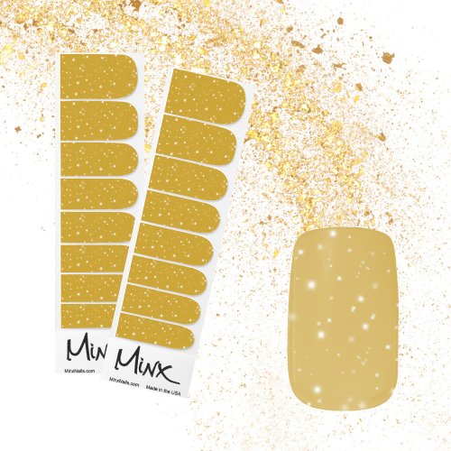 Boho Gold Starlight Minx Nail Art